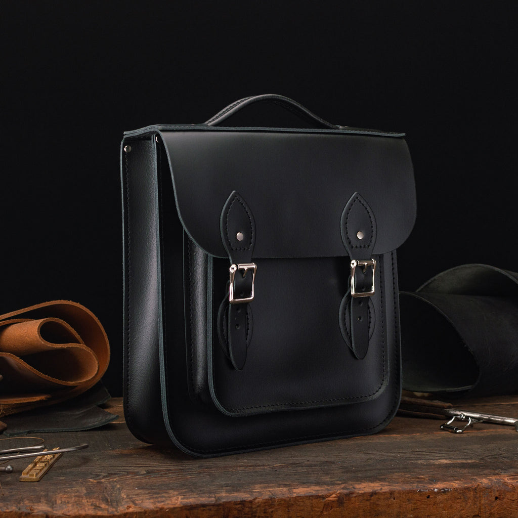 Small Leather Backpack (Portrait)