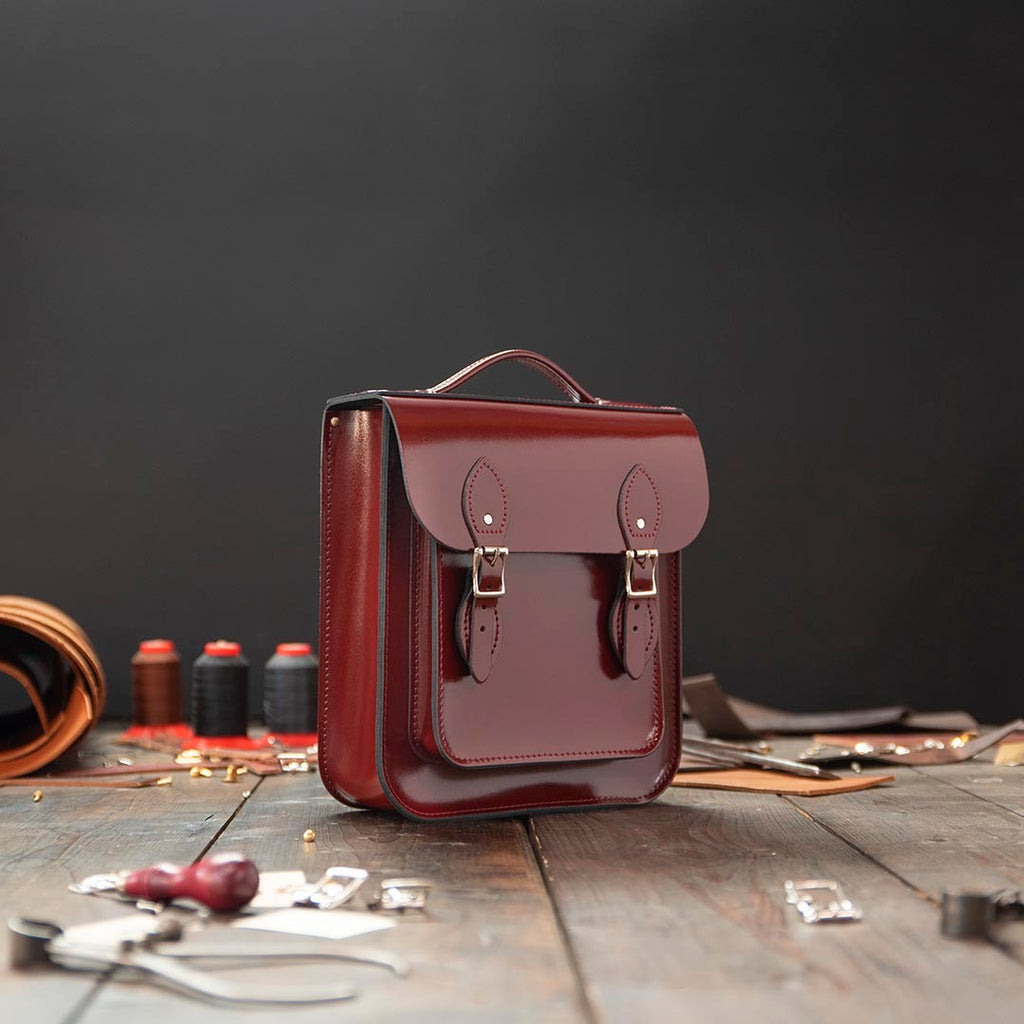 Portrait Small Backpack - Oxblood