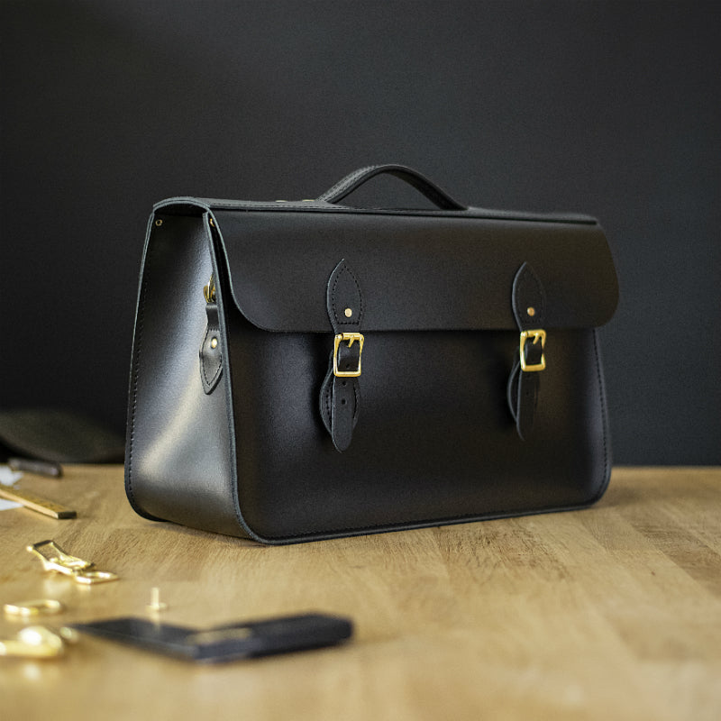 16.5 Inch Briefcase Satchel | The Leather Satchel Co.