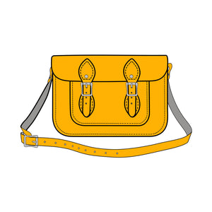 11 Inch Leather Satchel Bag The Leather Satchel Co