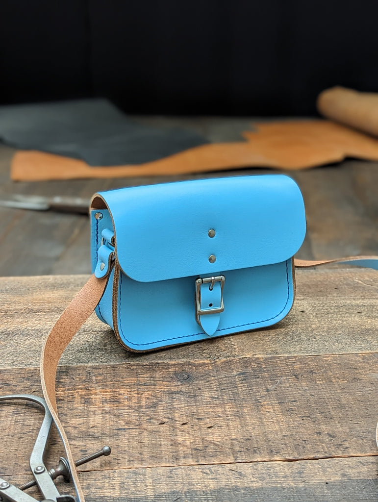 Eco-Hipster made from Baby Blue Leather (MMRP £69)