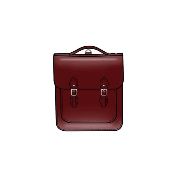 big leather backpack uk Large Leather Backpack (Portrait)