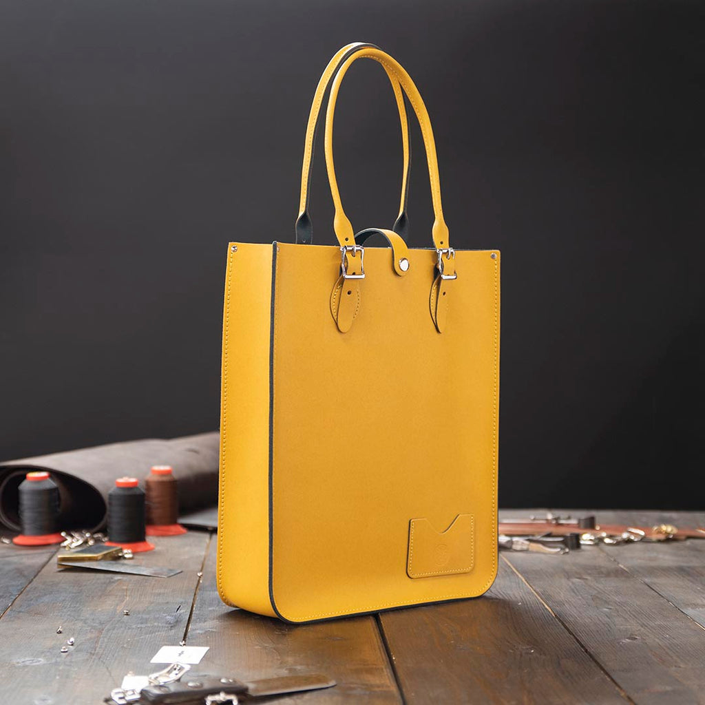 Portrait Leather Tote Bag